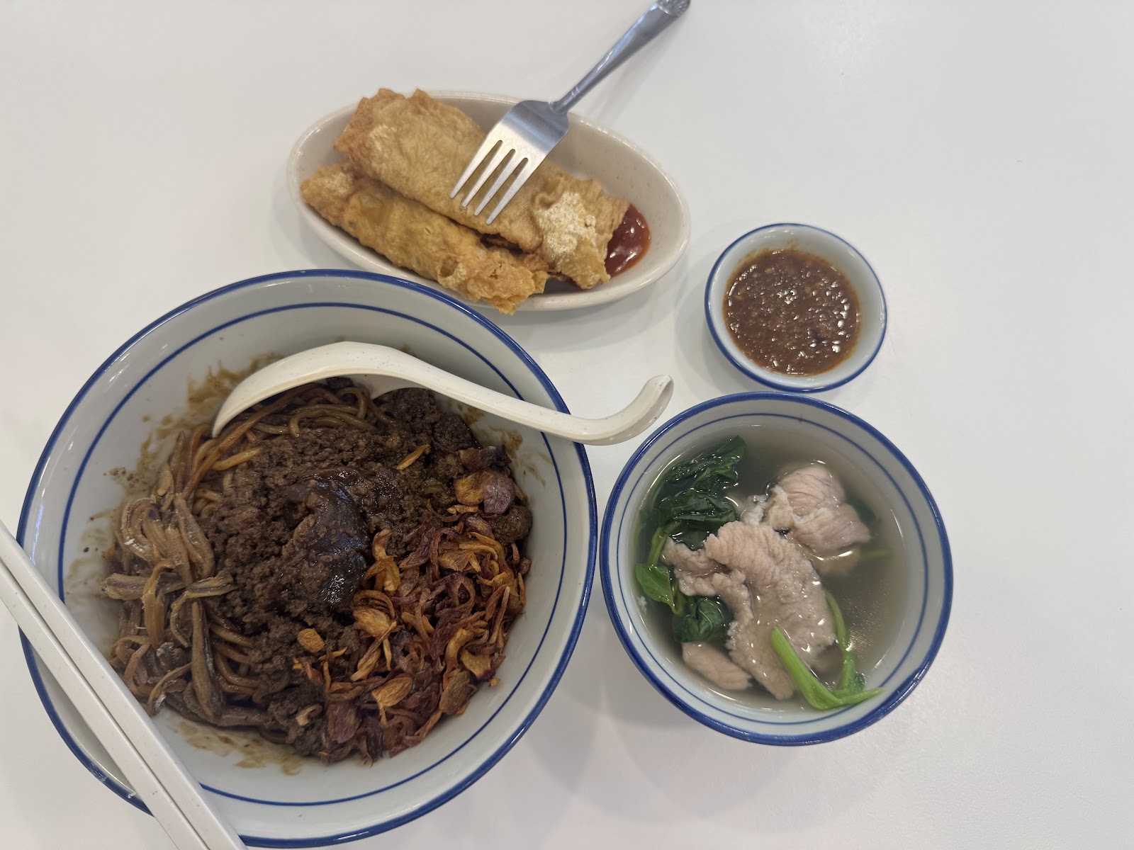 招牌干捞板面 Signature Mushroom Pan Mee Dry